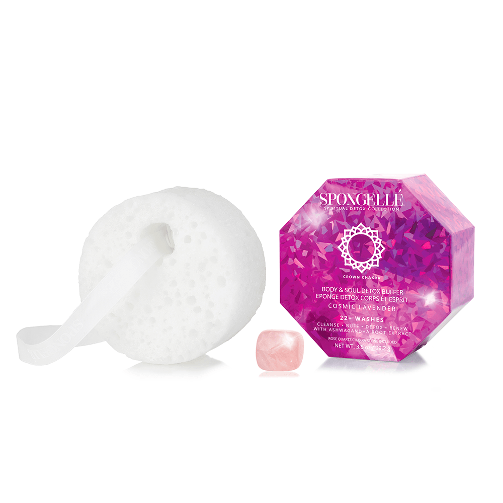 Cosmic Lavender | Spiritual Detox (Rose Quartz)Body Wash Infused BufferTorqelo.com
