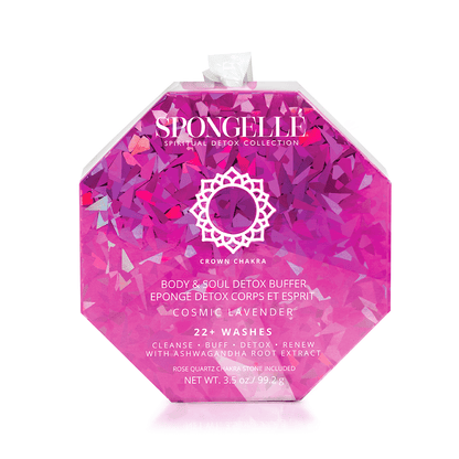 Cosmic Lavender | Spiritual Detox (Rose Quartz)Body Wash Infused BufferTorqelo.com