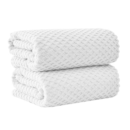 Cotton Diamond Waffle Weave Bath Towel Set - Grayson Collection by Great Bay Home