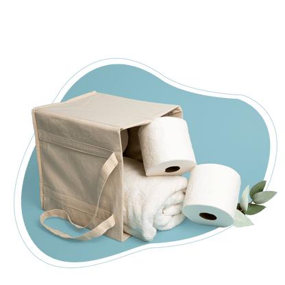 Collapsible Grocery Shopping Bags by Organic Cotton Mart