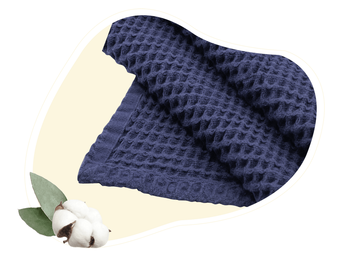 Cotton waffle weave throw – view 3