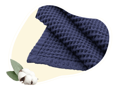 Cotton waffle weave throw – view 3