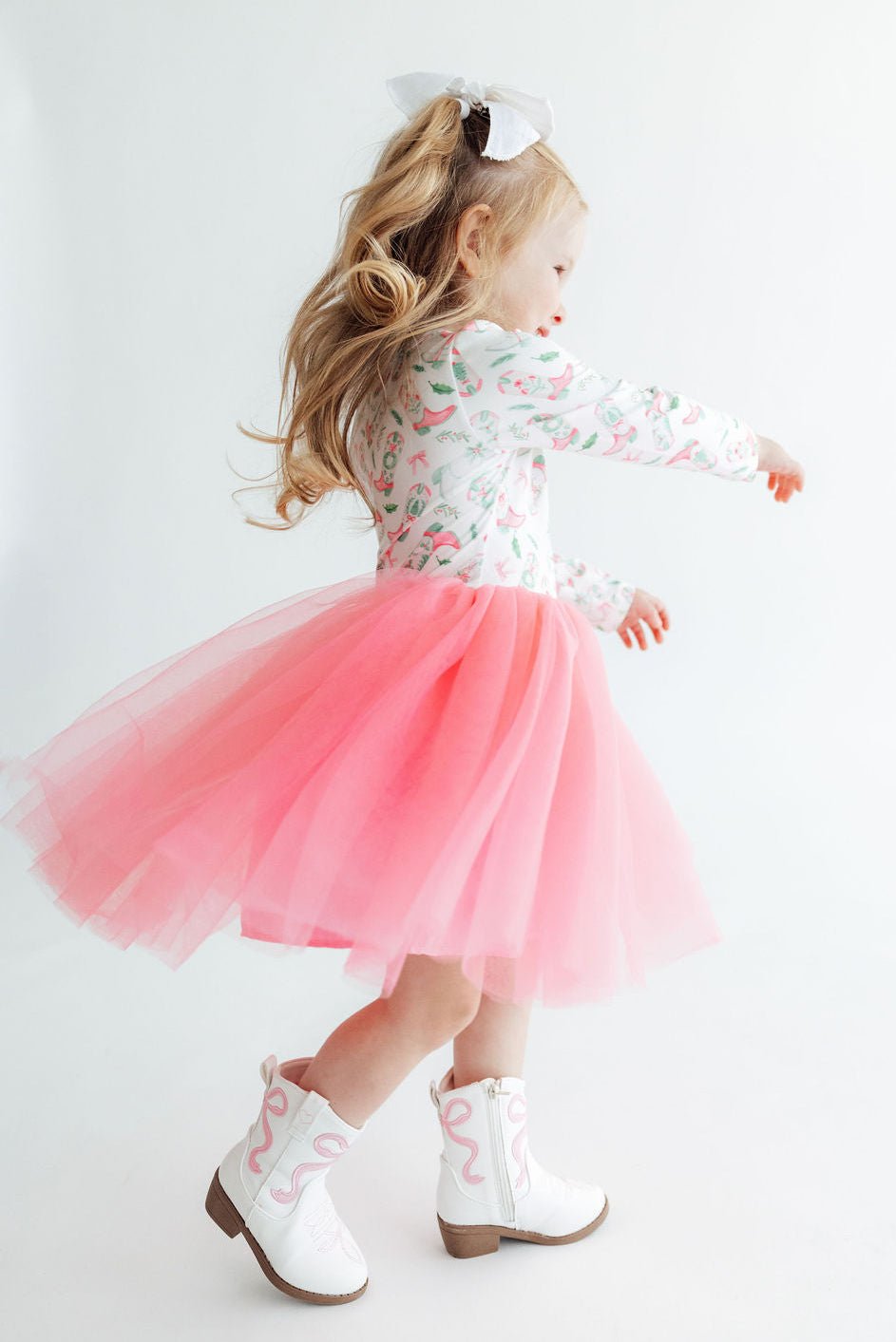 Country Christmas L/S Tutu DressTutu Dress L/STorqelo.com