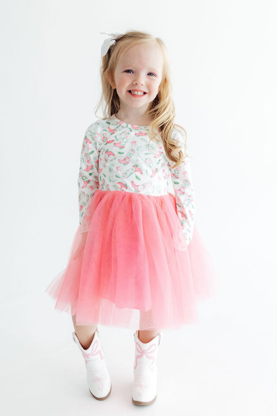 Country Christmas L/S Tutu DressTutu Dress L/STorqelo.com