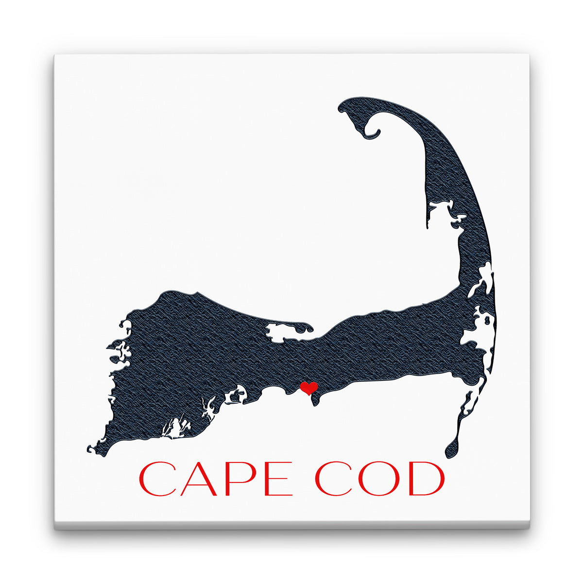 Cape Cod Canvas Customizable Silhouette Wall Decor by Off The Square Designs