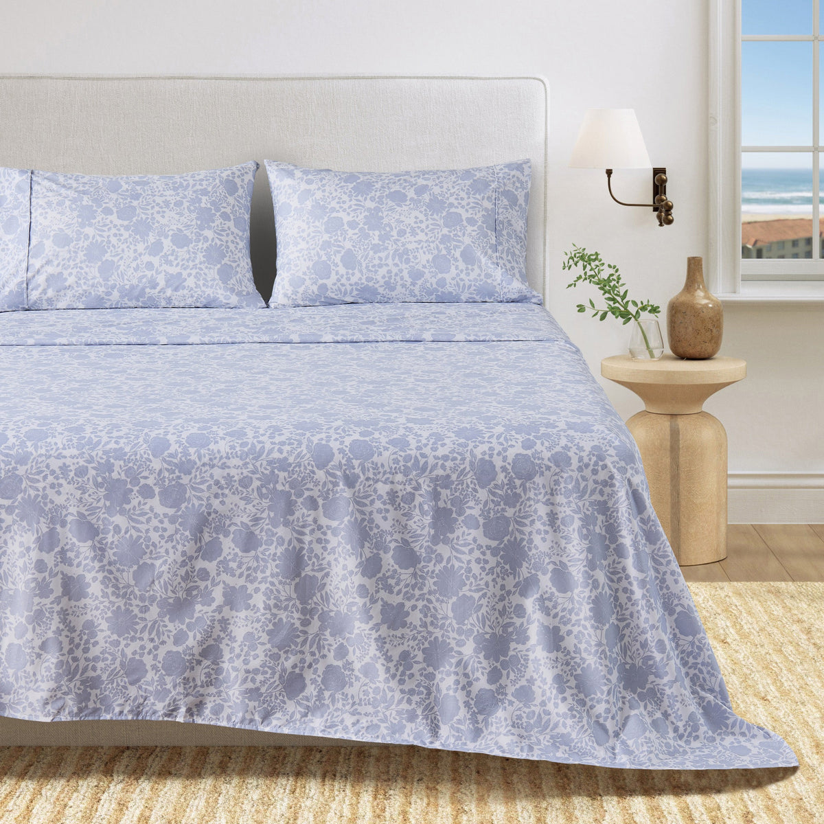 Watercolor Floral Sheet Set - Delia Collection by Great Bay Home