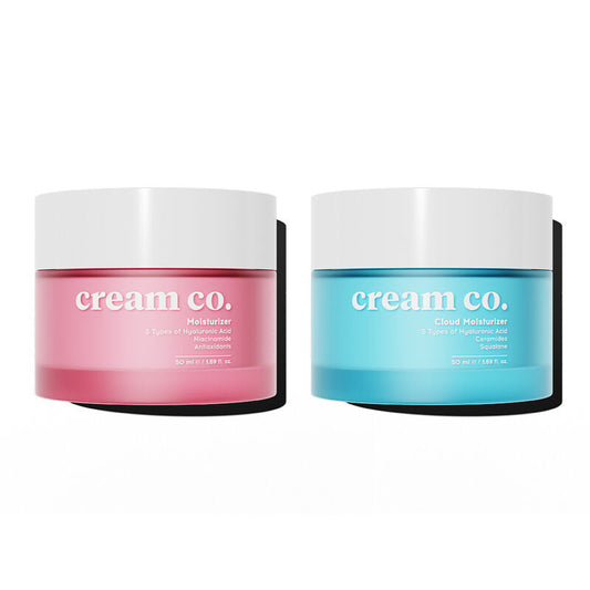 Cream Co. Moisturizer Duo Hydrating Face Cream Set 2 x 50ml by Beauty Care Bag