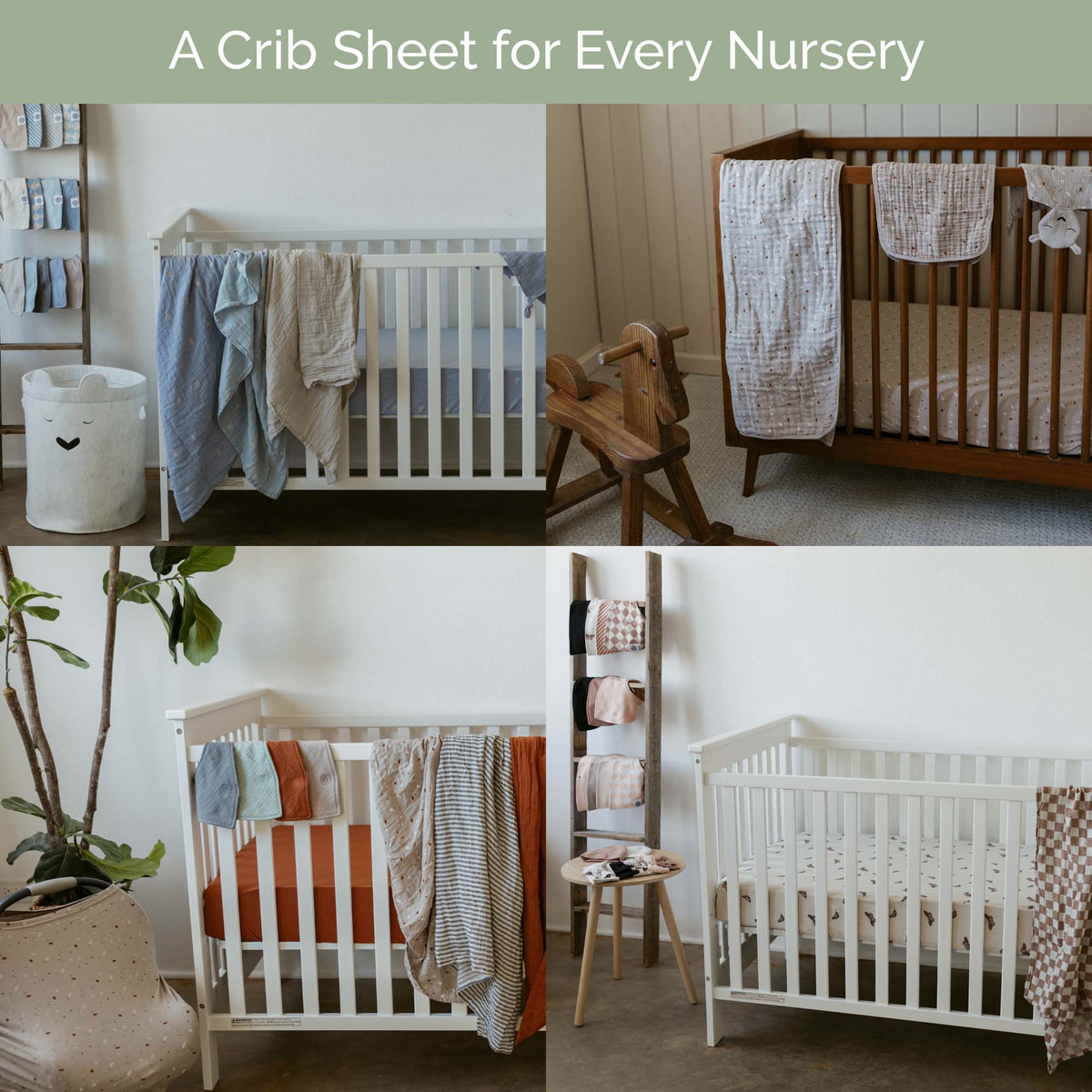 Crib Sheets by Parker Baby Co.