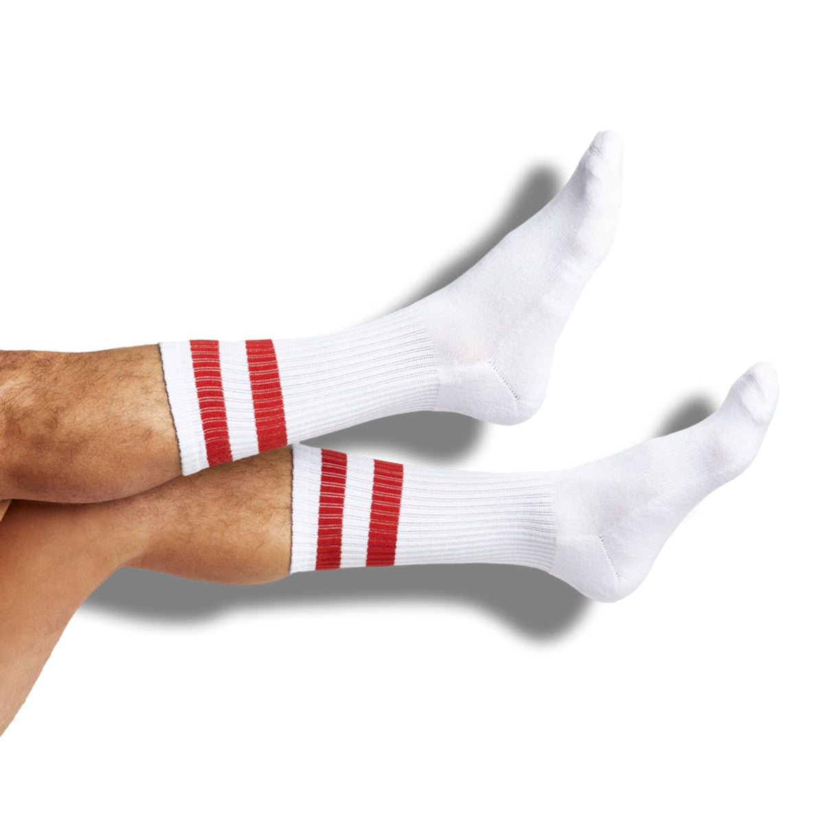 Crimson Retro Casual Crew SocksTeam ColorwaysTorqelo.com