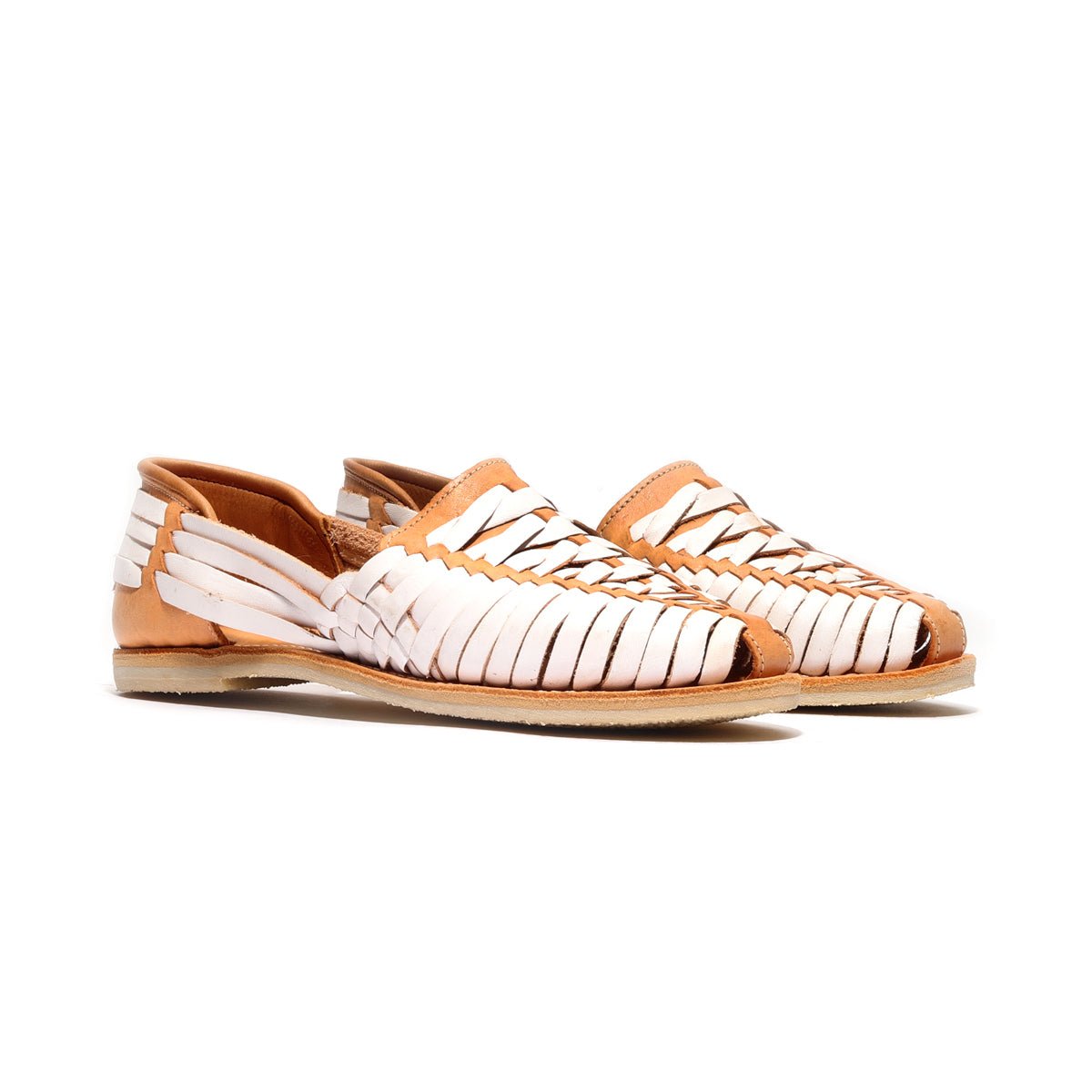 Cross Woven Huarache HorchataHuarachesTorqelo.com