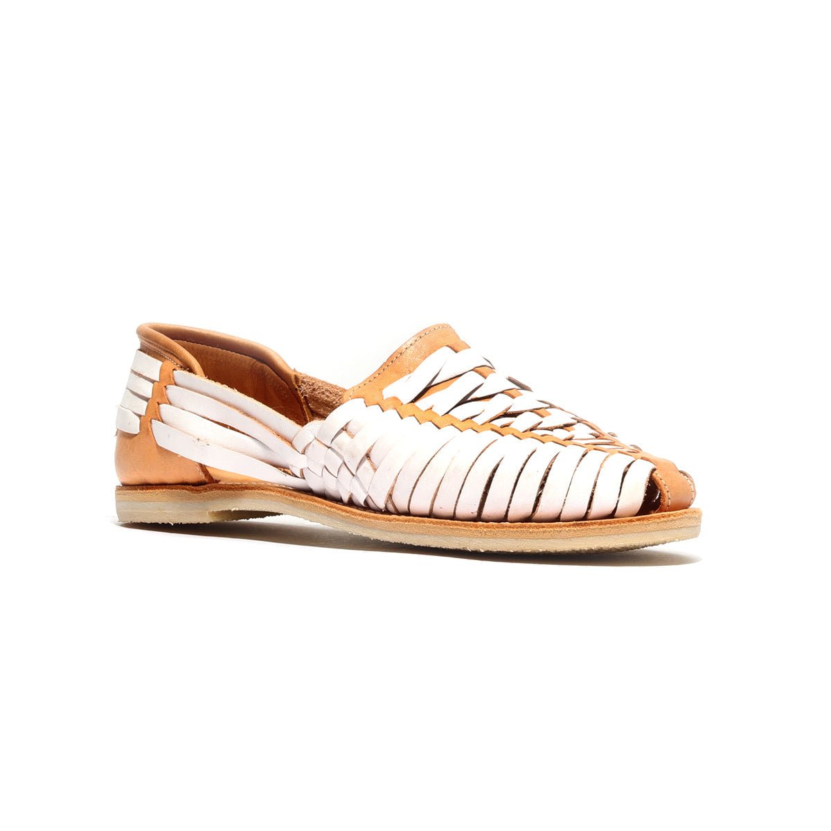 Cross Woven Huarache HorchataHuarachesTorqelo.com