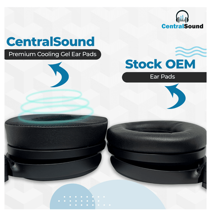 CS Cooling Gel Ear Pad Cushions for Beats Studio 2 | 3 Headphones BlackEar PadsTorqelo.com