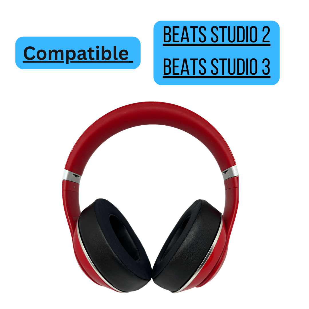 CS Cooling Gel Ear Pad Cushions for Beats Studio 2 | 3 Headphones BlackEar PadsTorqelo.com