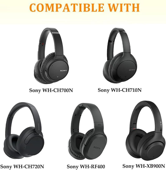 CS Cooling Gel Ear Pad Cushions for Sony Headphones WH-CH710N | CH700N | CH720N | XB900N | WH-RF400Ear Pad CushionsTorqelo.com