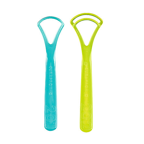 Curaprox Tongue Cleaner Set for Fresh Breath 2 Pack by Beauty Care Bag