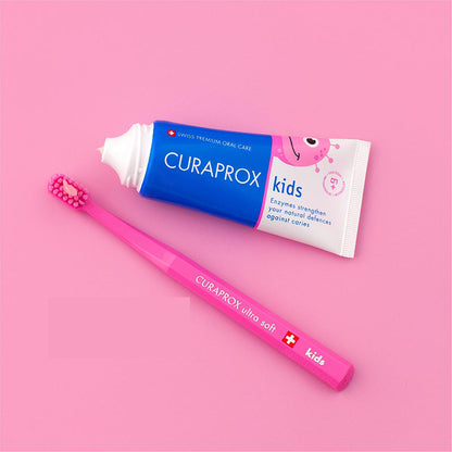 Curaprox Enzycal Kids Watermelon Toothpaste for Ages 6+ 60 ml by Beauty Care Bag