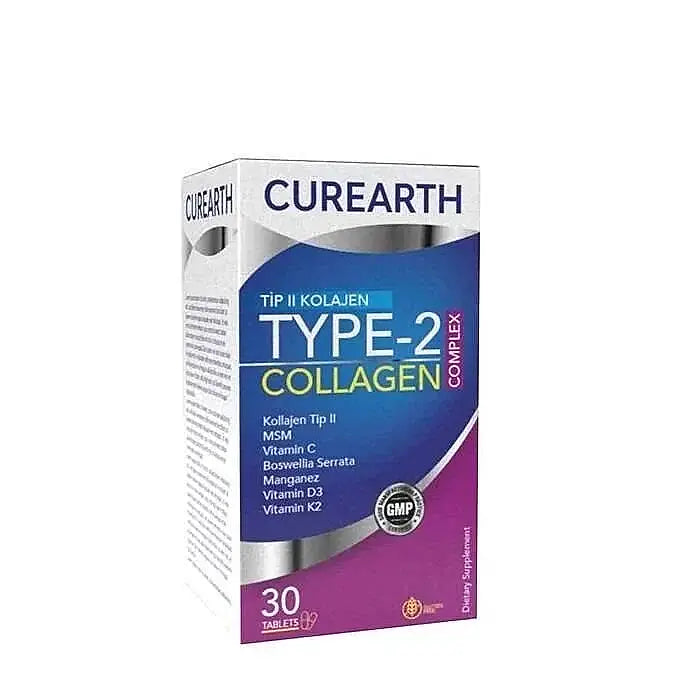 Curearth Type II Collagen Complex Joint Support 30 Tablets by Beauty Care Bag