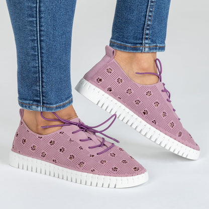 Cut-Out Paw Print Casual SneakersCasual Sneaker & Slip-onTorqelo.com