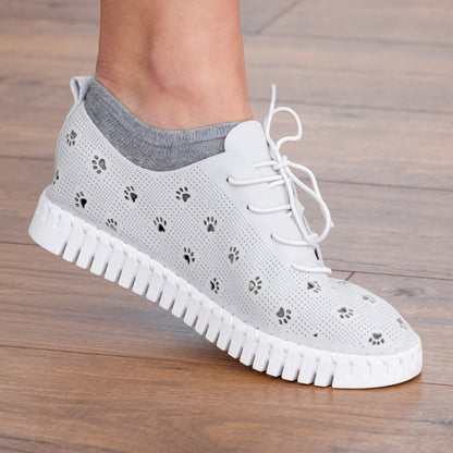 Cut-Out Paw Print Casual SneakersCasual Sneaker & Slip-onTorqelo.com
