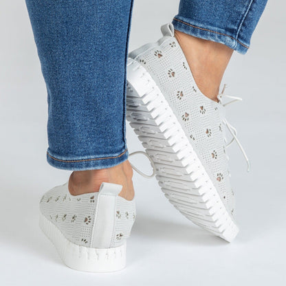 Cut-Out Paw Print Casual SneakersCasual Sneaker & Slip-onTorqelo.com