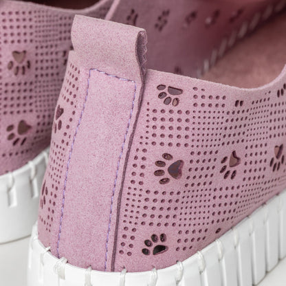 Cut-Out Paw Print Casual SneakersCasual Sneaker & Slip-onTorqelo.com