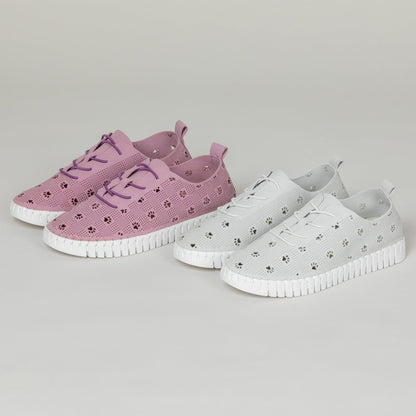 Cut-Out Paw Print Casual SneakersCasual Sneaker & Slip-onTorqelo.com