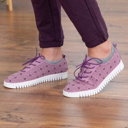 Cut-Out Paw Print Casual SneakersCasual Sneaker & Slip-onTorqelo.com