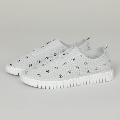 Cut-Out Paw Print Casual SneakersCasual Sneaker & Slip-onTorqelo.com