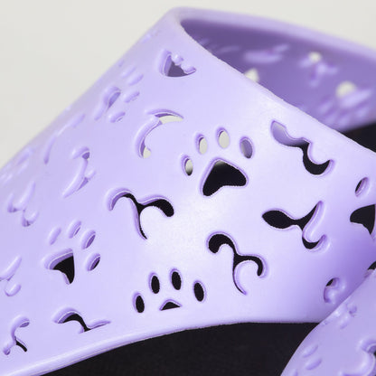 Cut-Out Paw Print Flip FlopsFlip-flopsTorqelo.com