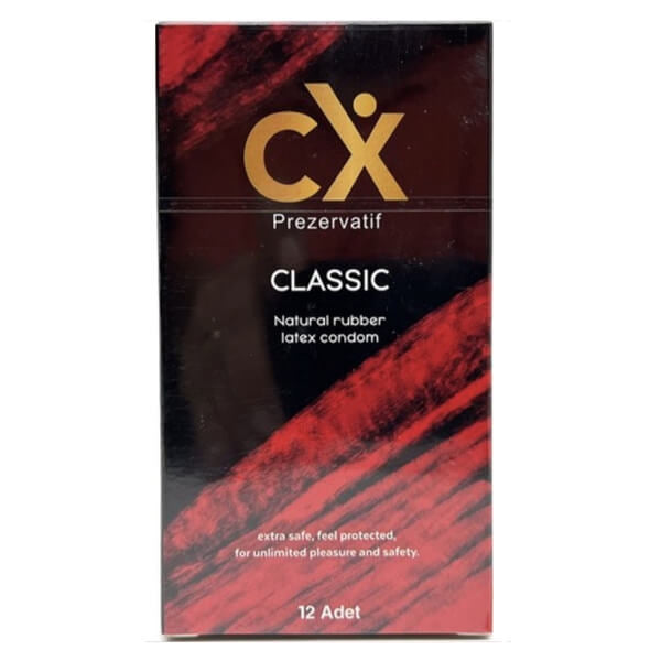 Cx Classic Condoms for Reliable Protection 12-Pack by Beauty Care Bag