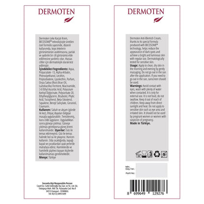Dermoten Brightening & Even Tone Cream 50 ml by Beauty Care Bag