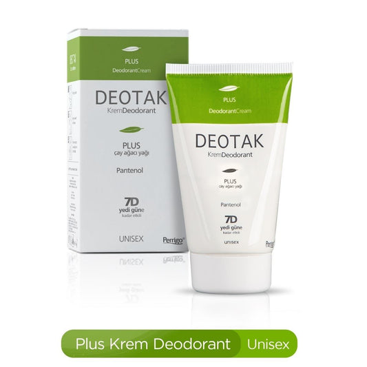 Deotak Natural Cream Deodorant with Tea Tree Oil - Long-Lasting Odor Protection for Sensitive Skin by Beauty Care Bag