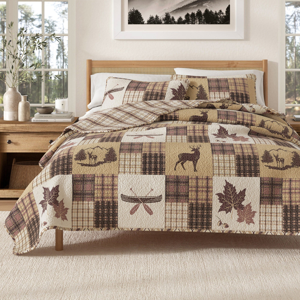 Redwood Lodge Quilt Set by Great Bay Home
