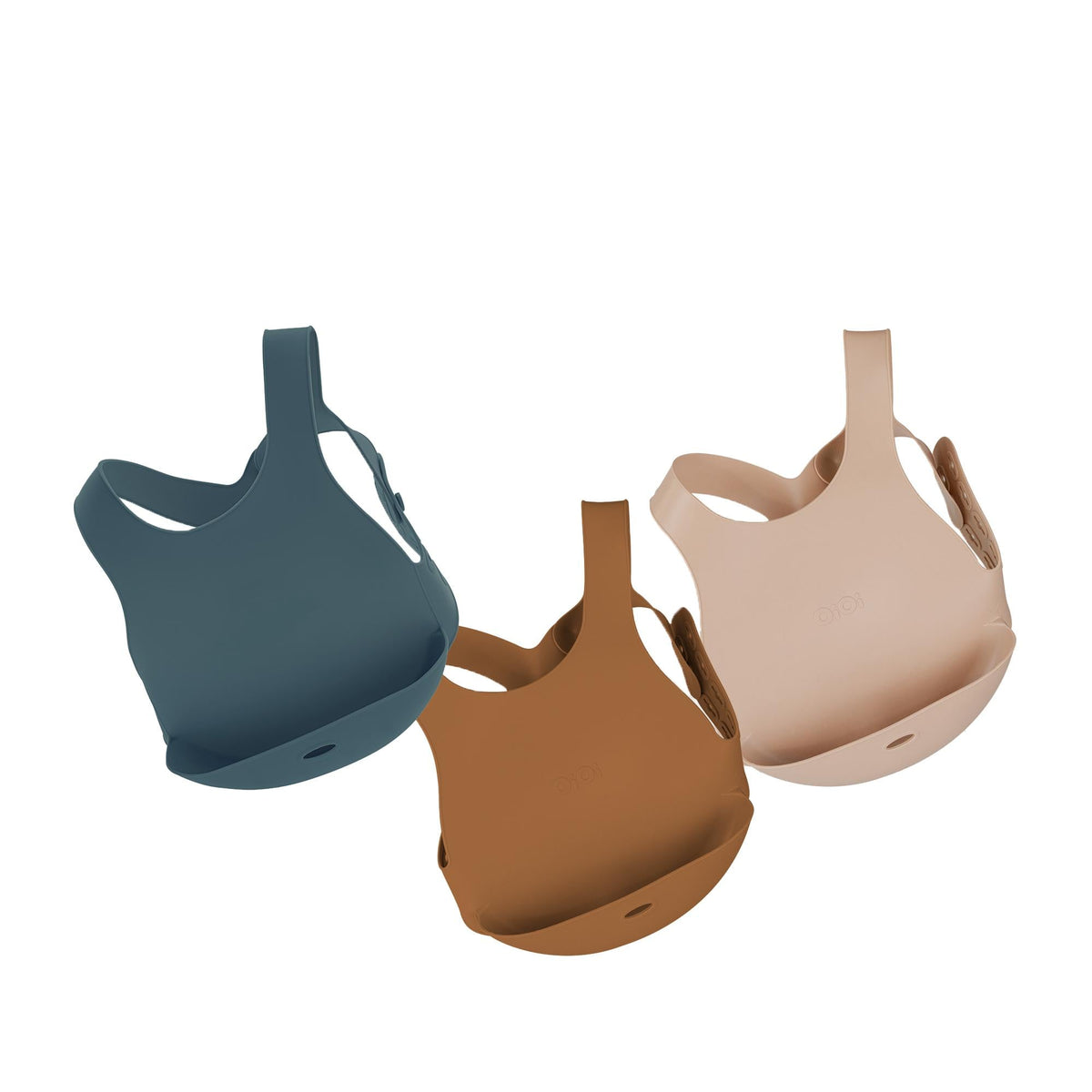 OiOi Mama Silicone Baby Bib - Waterproof, Stain-Resistant, and Easy to Clean for Stress-Free Mealtime by Beauty Care Bag