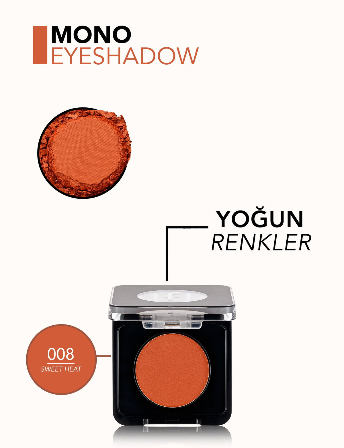 Flormar Mono High-Pigment Shimmer Eyeshadow 4g by Beauty Care Bag
