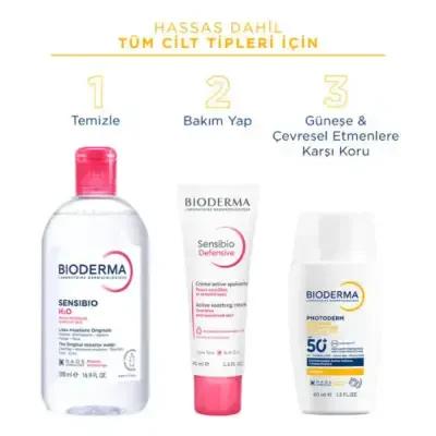 Bioderma Photoderm XDefense SPF50+ Tinted Sunscreen: Broad Spectrum UVA/UVB Protection, Anti-Aging, Lightweight, Makeup Base, For Fair Skin by Beauty Care Bag