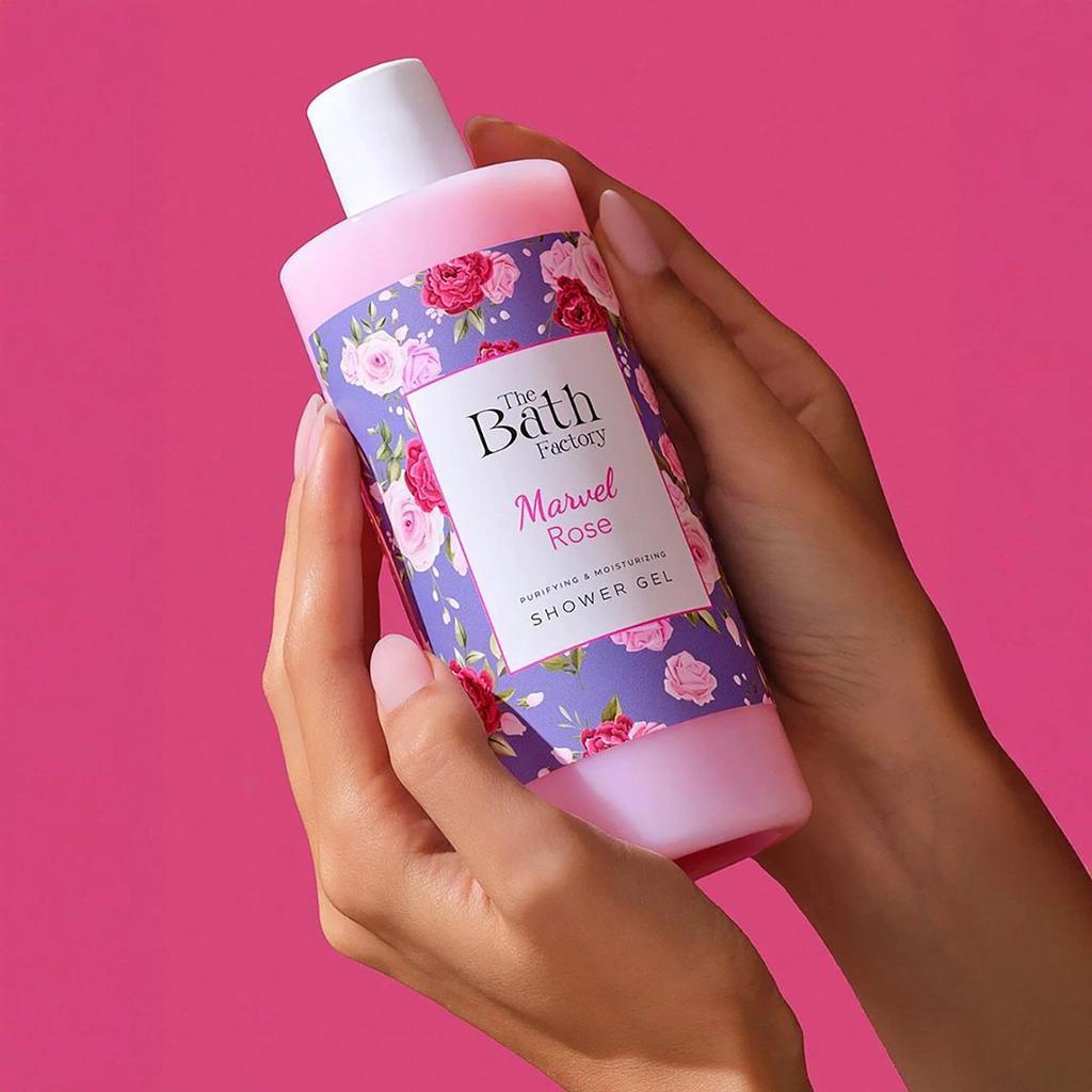 The Bath Factory Marvel Rose Hydrating Shower Gel 400 ml by Beauty Care Bag