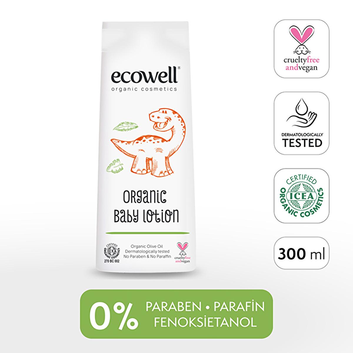 Ecowell organic baby lotion – view 3