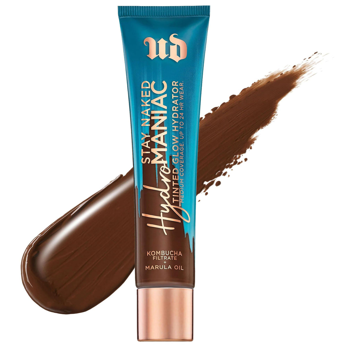 Hydromaniac glowy tinted hydrator foundation with kombucha and marula oil