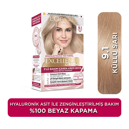 Excellence Creme 9.1 Ash Blonde – view 2