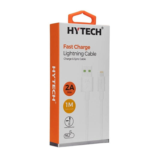 Hytech 1M 2A Fast iPhone Charging Cable - Durable Lightning Charger & Data Sync Cable for Apple iPhones by Beauty Care Bag