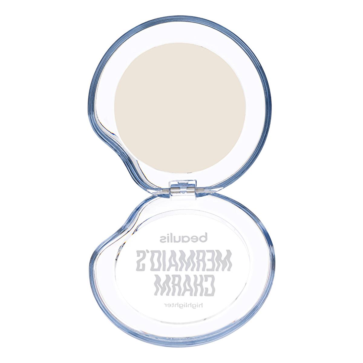 Beaulis Mermaid's Charm Highlighter: White Sands Illuminator for Shimmering, Glowing Skin by Beauty Care Bag