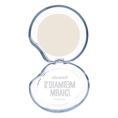 Beaulis Mermaid's Charm Highlighter: White Sands Illuminator for Shimmering, Glowing Skin by Beauty Care Bag