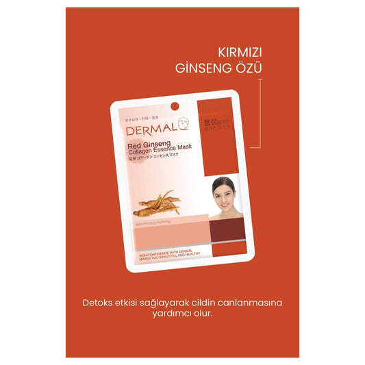 Dermal Collagen Essence Mask Sheet Set 5-Pack by Beauty Care Bag