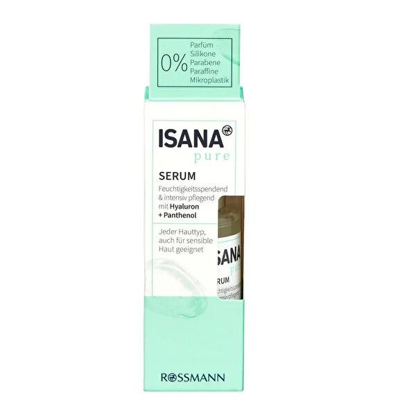 Isana Pure vegan moisturizing serum with hyaluronic acid