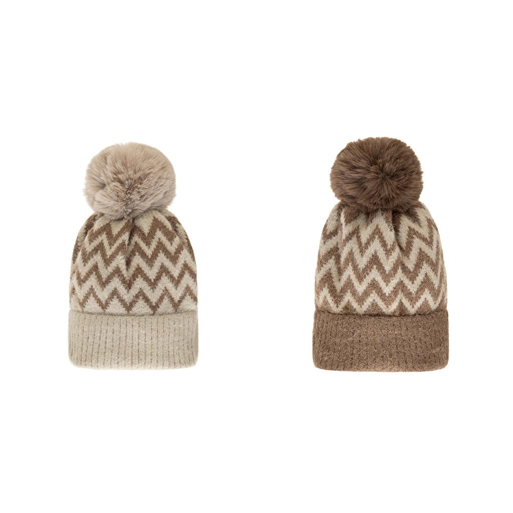 Eklips Zigzag Beanie (Assorted) by Beauty Care Bag