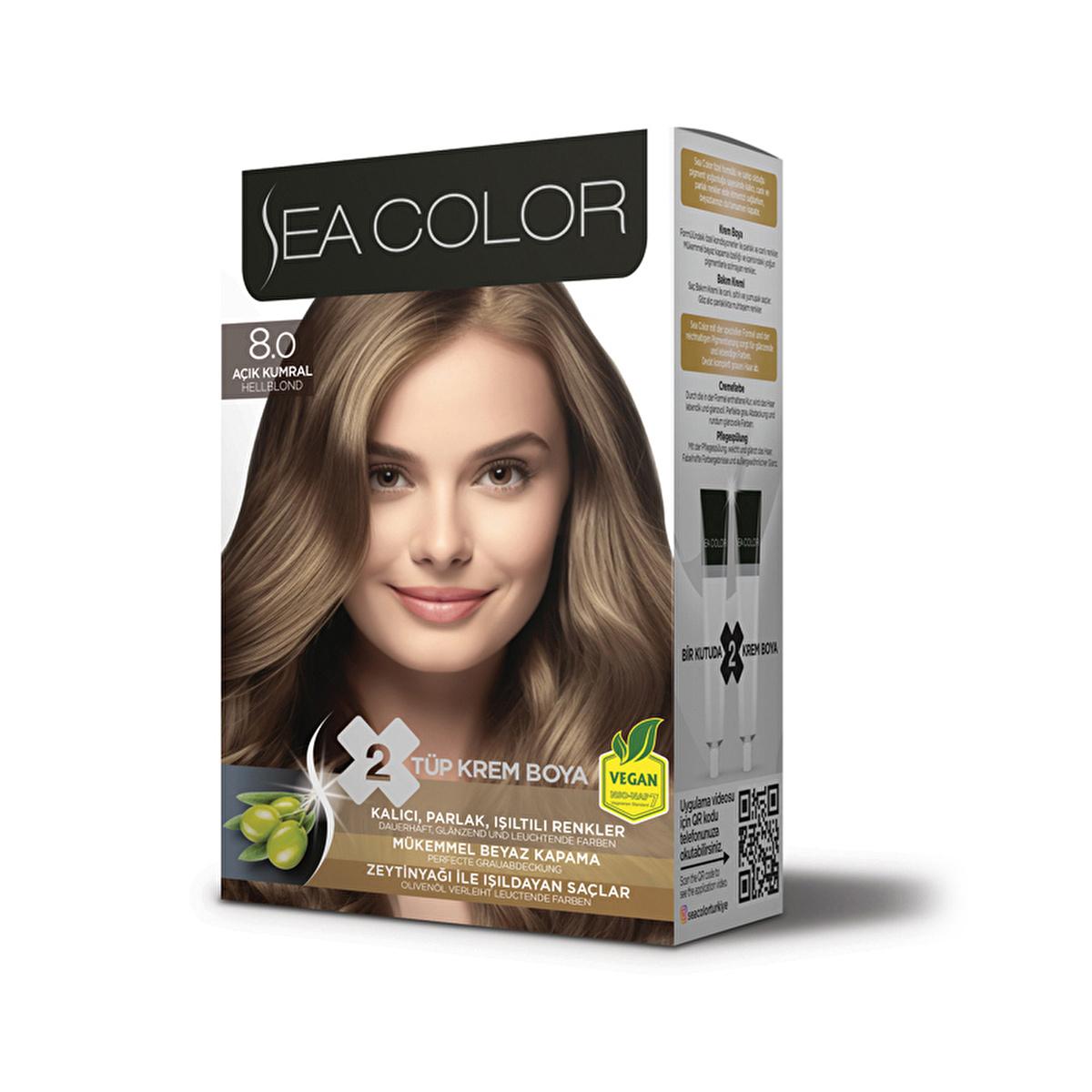 Sea Color Set Hair Dye with olive oil