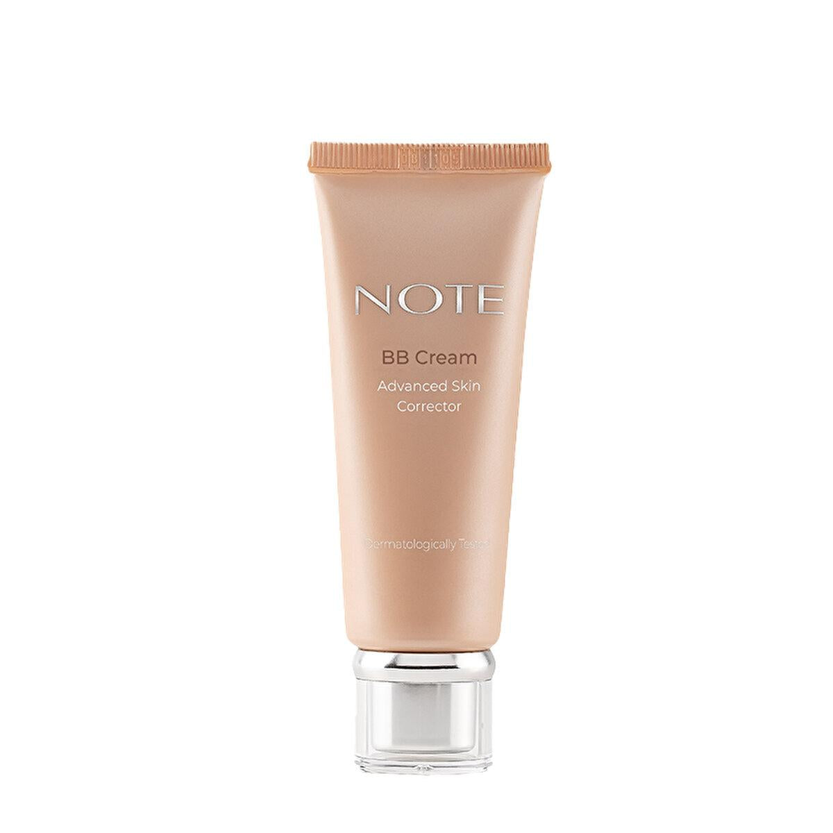 Note BB Cream Foundation - 100 Porcelain - High Coverage, SPF15, Brightening Beauty Balm, Natural-Looking & Tone Correcting Cream by Beauty Care Bag