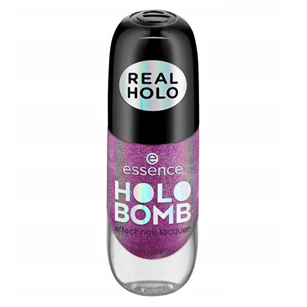 Essence Holographic Nail Polish - Vegan, Cruelty-Free, Oil-Free with Unique Holographic Effect by Beauty Care Bag