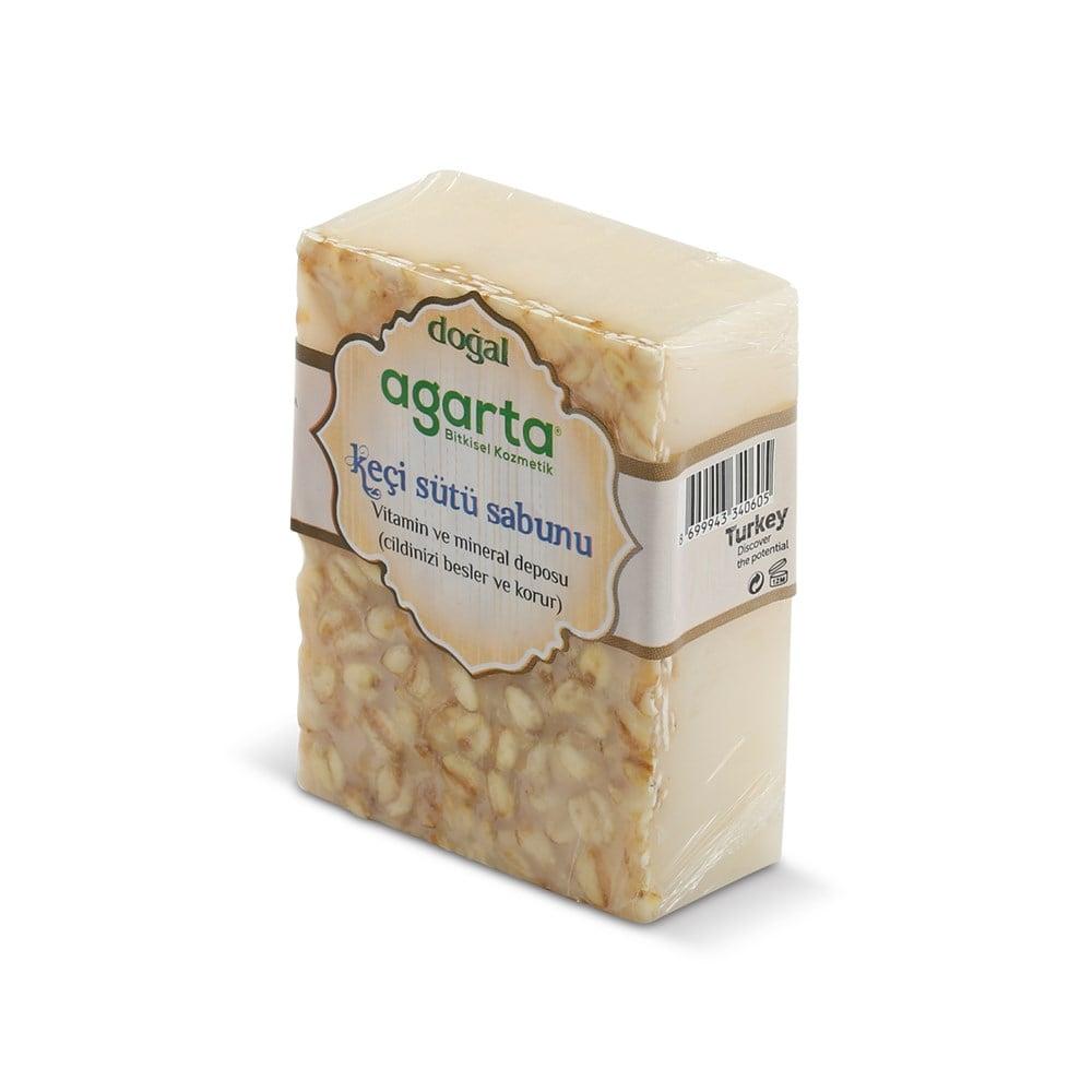 Agarta Goat Milk Handmade Soap for Gentle Cleansing by Beauty Care Bag